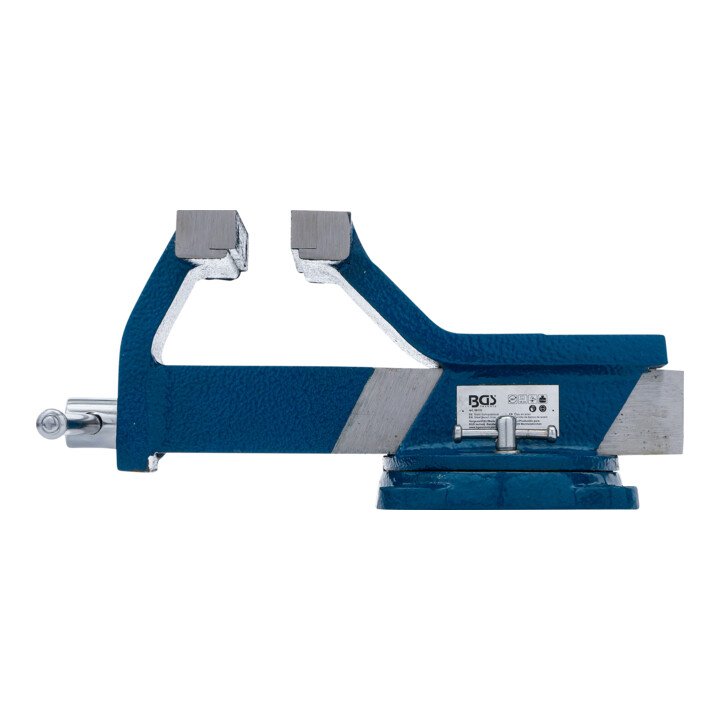 B-Ware Bgs Schraubstock Parallelschraubstock Amboss 100mm Spannbacken Drehbar Stahl