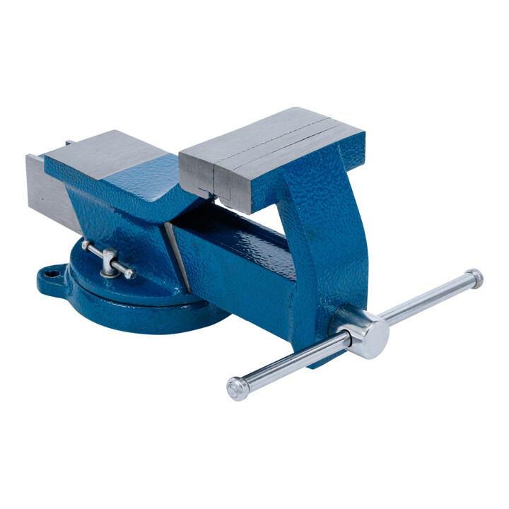 B-Ware Bgs Schraubstock Parallelschraubstock Amboss 100mm Spannbacken Drehbar Stahl