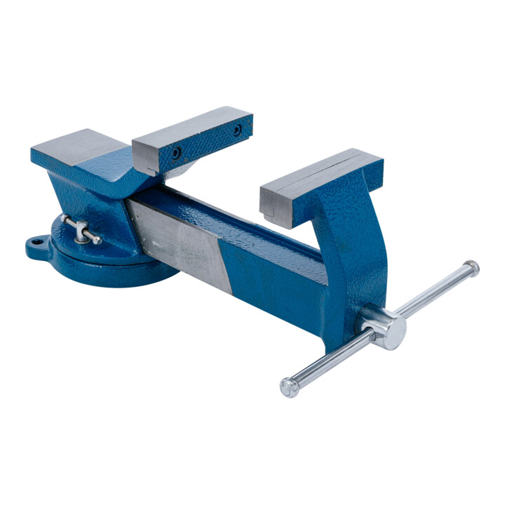 B-Ware Bgs Schraubstock Parallelschraubstock Amboss 100mm Spannbacken Drehbar Stahl