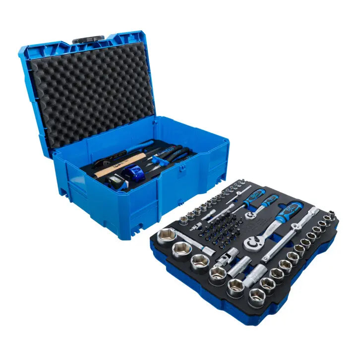 B-Ware Bgs Steckschlüssel  Hammer  Zangen  Schraubendreher Koffer Werkzeugkasten 77 Tlg - 4026947033570
