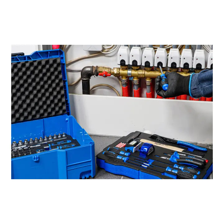B-Ware Bgs Steckschlüssel  Hammer  Zangen  Schraubendreher Koffer Werkzeugkasten 77 Tlg - 4026947033570
