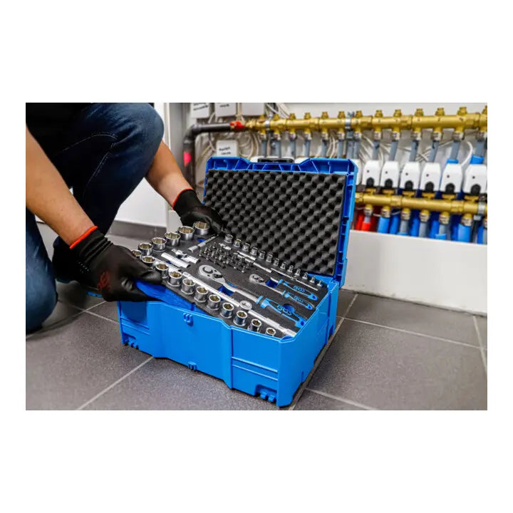 B-Ware Bgs Steckschlüssel  Hammer  Zangen  Schraubendreher Koffer Werkzeugkasten 77 Tlg - 4026947033570