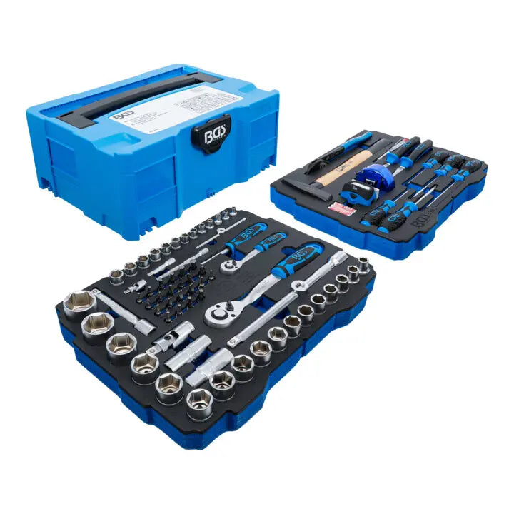 B-Ware Bgs Steckschlüssel  Hammer  Zangen  Schraubendreher Koffer Werkzeugkasten 77 Tlg - 4026947033570