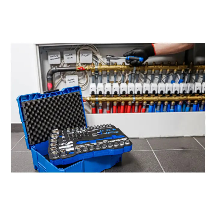 B-Ware Bgs Steckschlüssel  Hammer  Zangen  Schraubendreher Koffer Werkzeugkasten 77 Tlg - 4026947033570