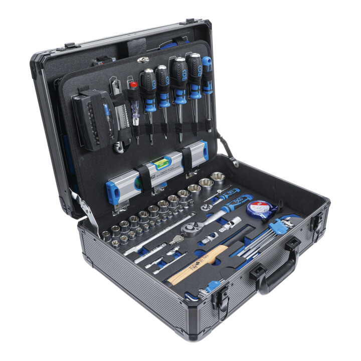 B-Ware Bgs Technic Werkzeugsatz Set Werkzeugkoffer Chrom Stahl 149teilig Aluminium
