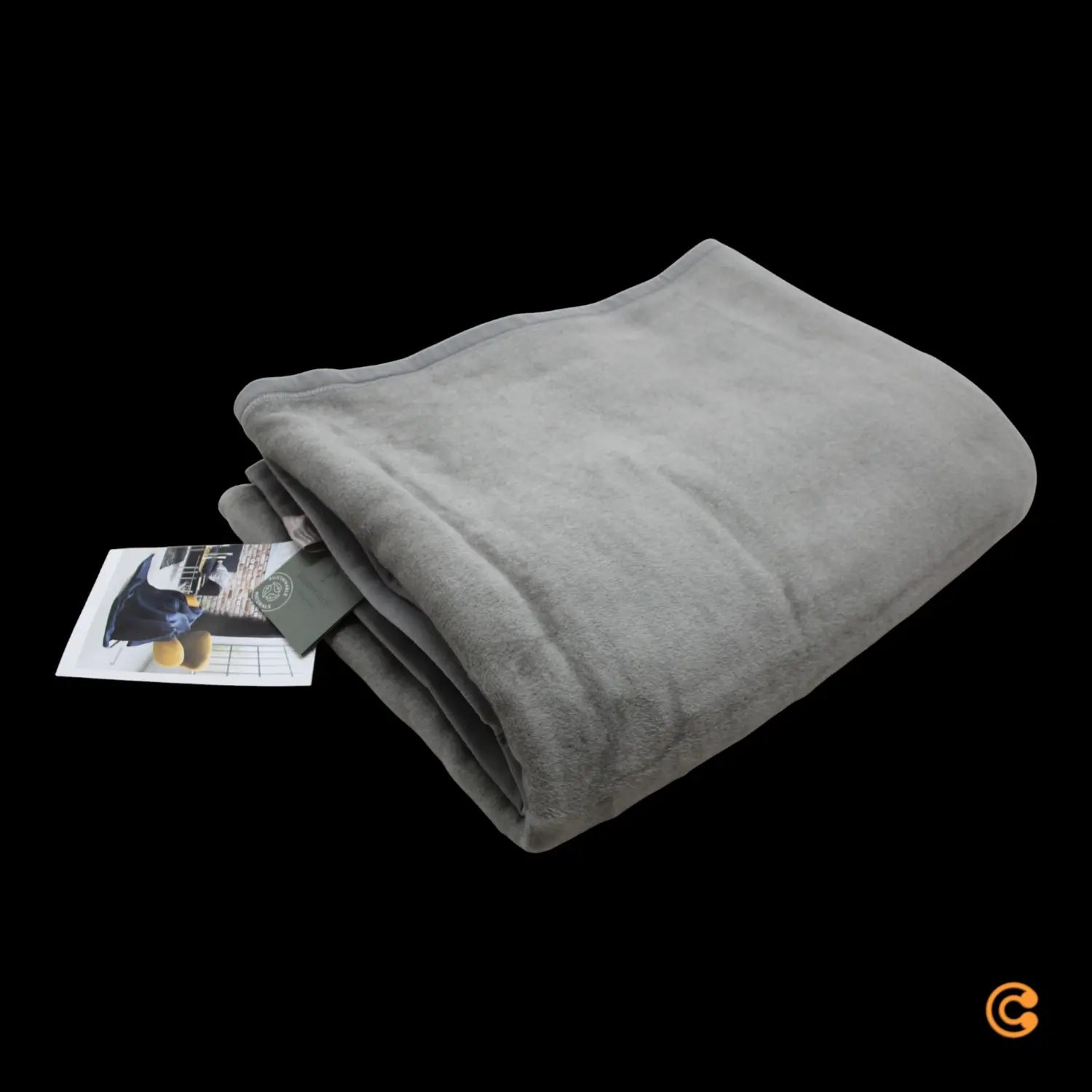B-Ware Biederlack Wohndecke Decke Thermosoft Uni Kuscheldecke Sofadecke Anthrazit - 4000141800565