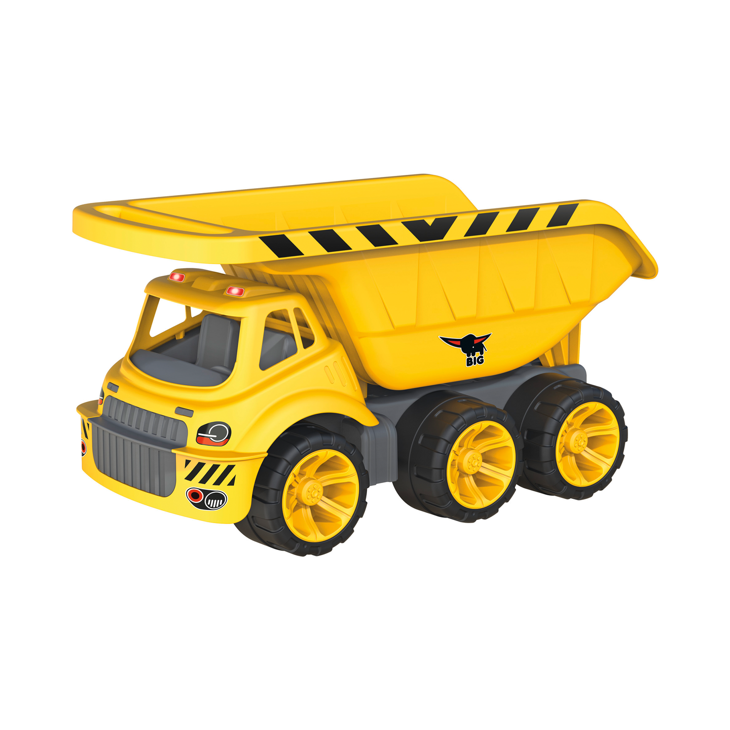 Big Power Worker Mega Kipper Kipplaster Baustellenfahrzeug Schwarz Spielzeug B-Ware - 4004943548205