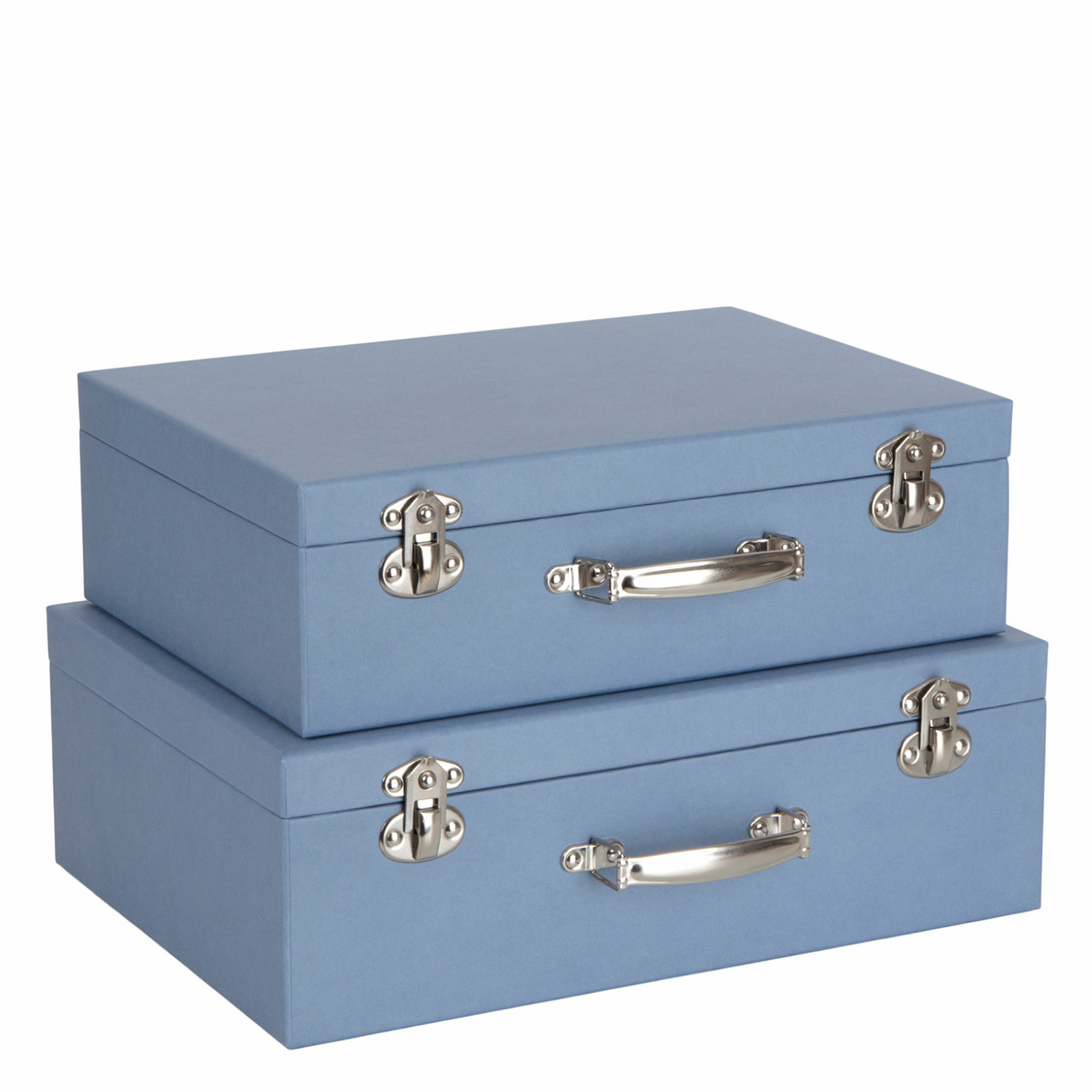 B-Ware Bigso Box Of Sweden Siri Kinder Koffer 2er Set Reisekoffer Kofferset Dusty Blue - 7330061079480