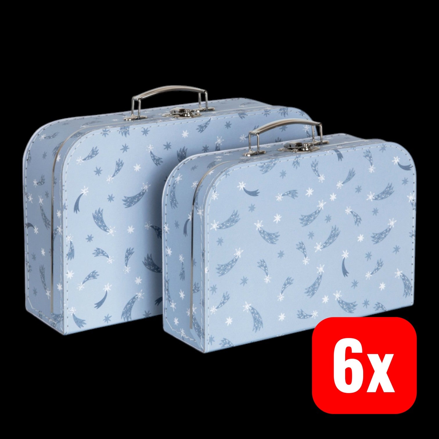 Bigso Kinderkoffer Set Koffer Aufbewahrung Make a Wish Spielzeug 6 SETS - 7330061079497