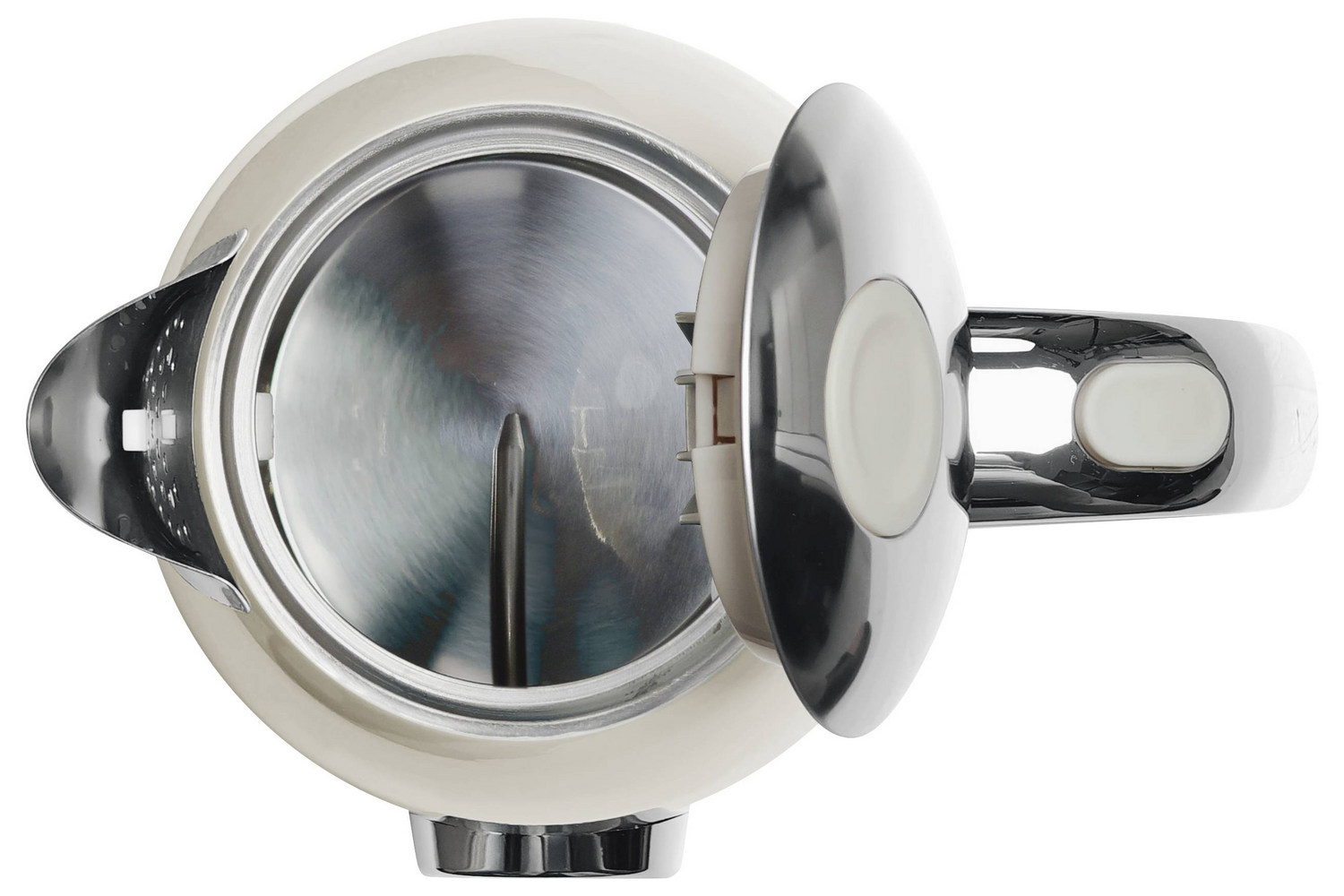 B-Ware Bi Kitchen Nostalgia 170 Wasserkocher Cremeweiß Fassungsvermögen 1.7 L