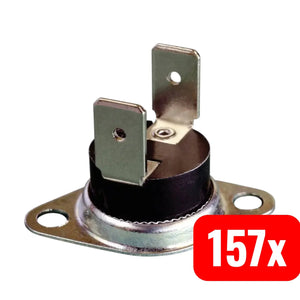 B-Ware Thermorex Bimetallschalter Thermostat Schalter Kunststoff Körper 35° 157 Stück