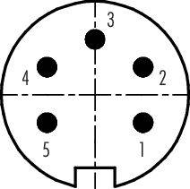 Binder Kabelstecker Stecker M16 5polig Gerade Serie 423 Schirmbar Schwarz 1 St B-Ware - 2050010644891