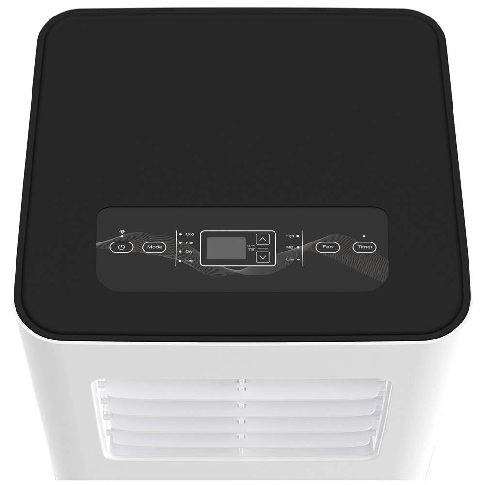 BISWIND Monoblock-Klimagerät mobile Klimaanlage EEK: A 2.6 kW 80 m³ Weiß105 - 9005151001273