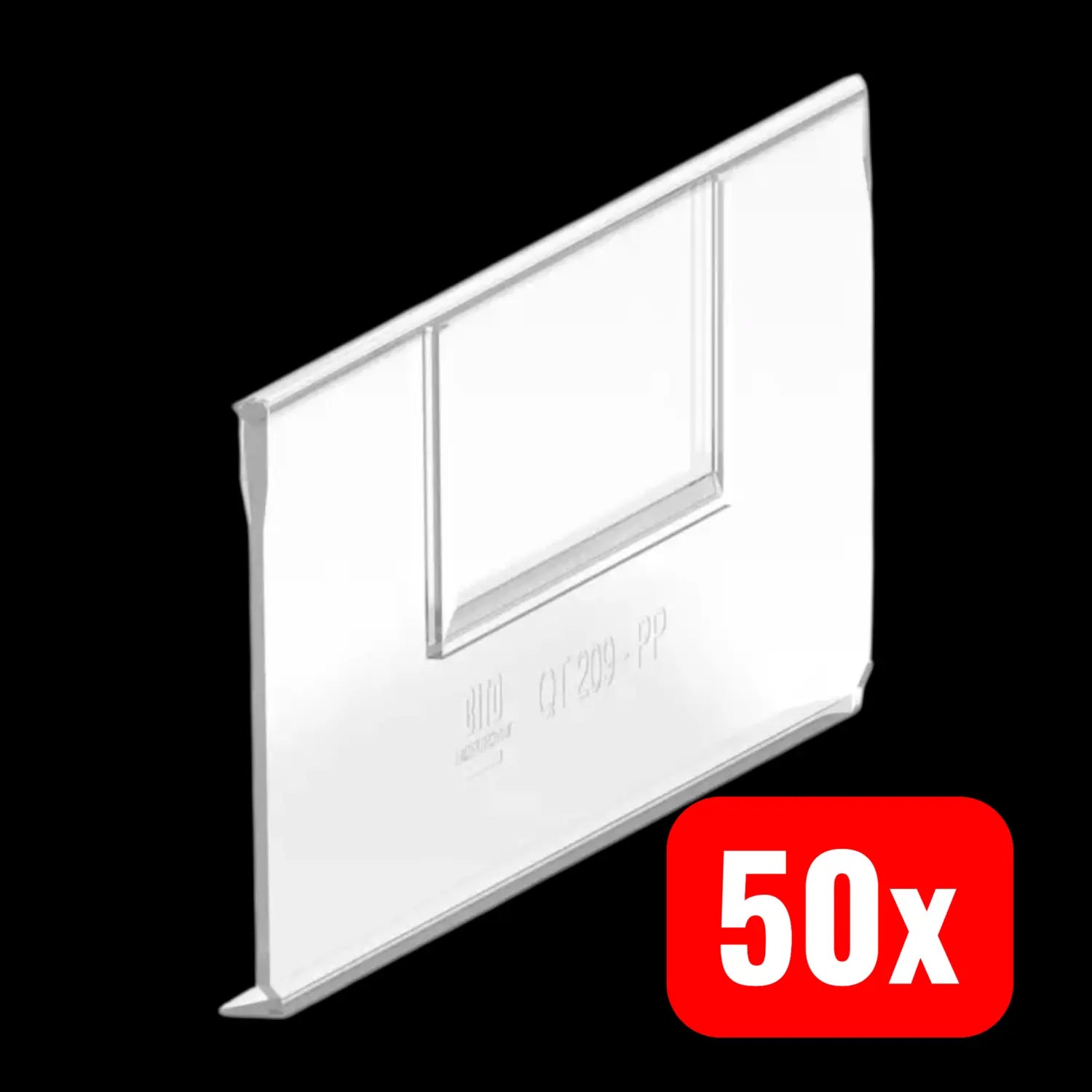 B-Ware Bito Querteiler Trennwand Für Regalkästen Rk108 Etikett Transparent 50 Stück - 4250692930062