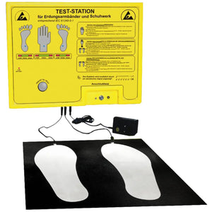 B-Ware Bjz Teststation Prüfstation Kit Armband Schuhteststation Esd Wandbefestigung