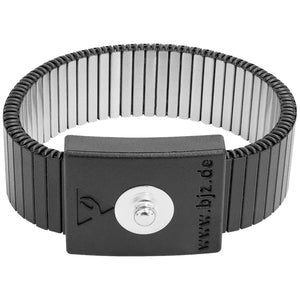B-Ware Bjz Armband Esd Band Metallarmband Edelstahl Schwarz A 64106 Reinraumtauglich
