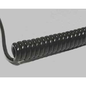 B-Ware Pur Spiralkabel Leitung Kabel 6x0,25mm² 400   1600 Flexibel