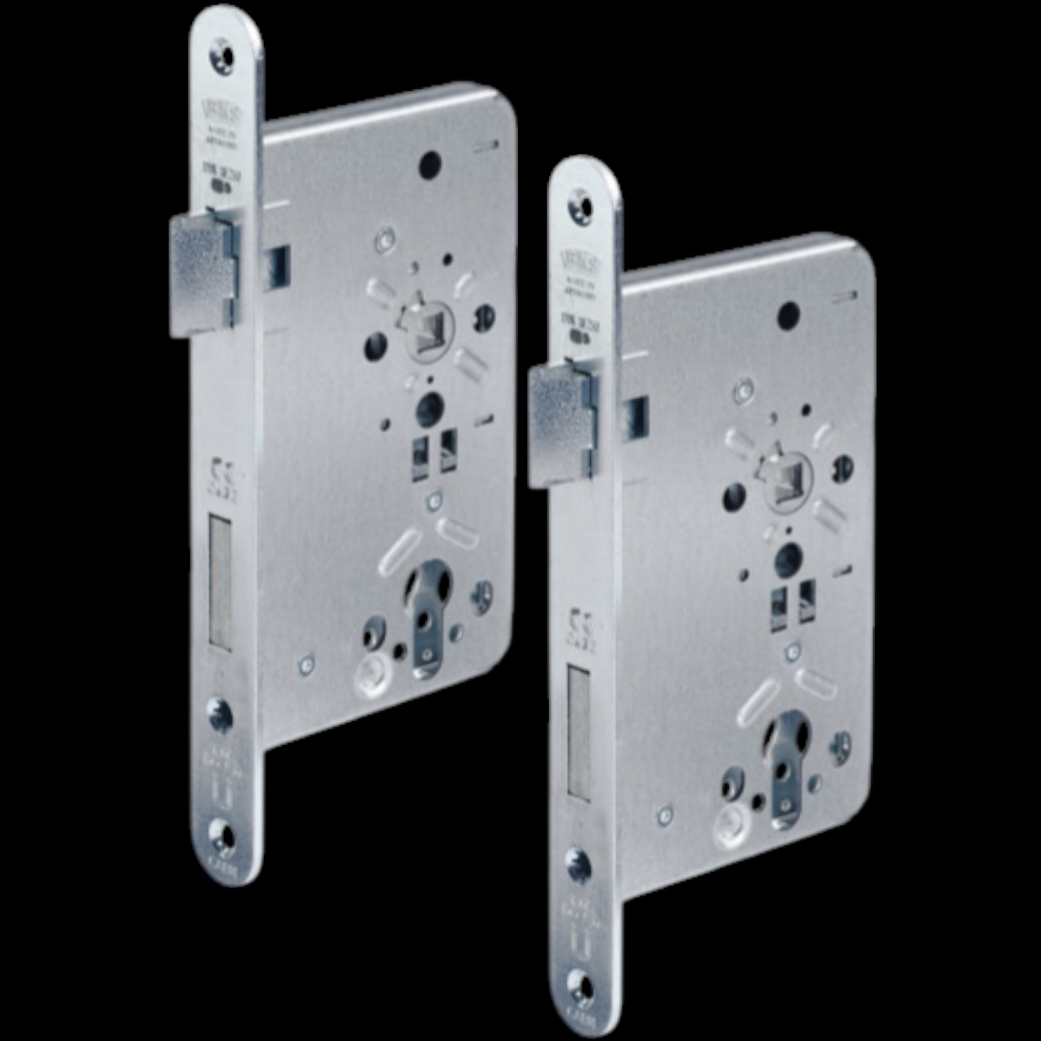 B-Ware Bks Feuerschutztürschloss Schloss Türschloss B 1206 24/65/72/9mm Din L 2 Stück - 4015540740299