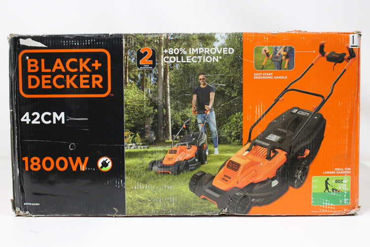 B-Ware Black+Decker Rasenmäher Elektrisch Elektro Rasenmähgerät Mähgerät Kabelgebunden - 5035048682852