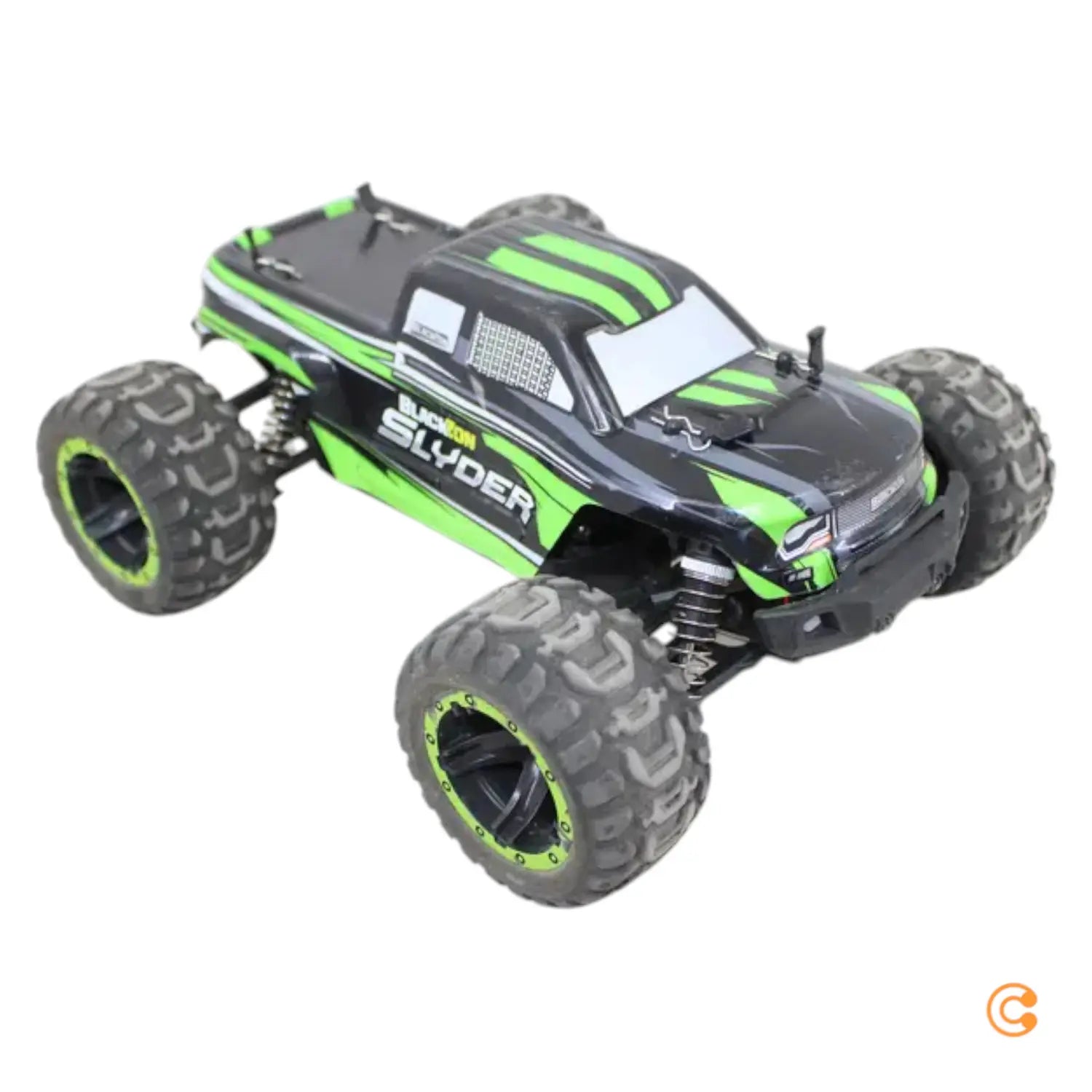 C-Ware Blackzon Slyder Mt 1/16 Grün Brushed 1:16 Rc Monstertruck 4 Wd Siehe Text/Foto - 5700135401004