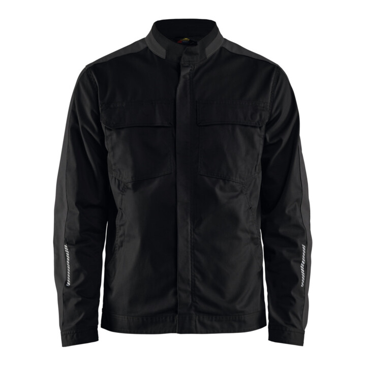 Blakläder Bundjacke Blouson Stretch Industriejacke Schwarz Dunkelgrau Unisex M B-Ware - 7330509761489