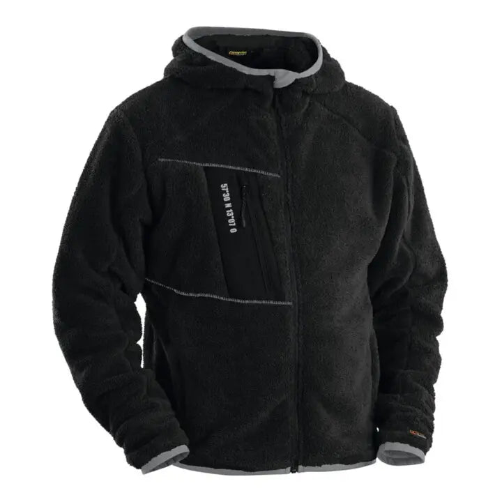B-Ware Blakläder Jacke Pullover Fiberfleece Kapuze Unisex Größe L Polyester Schwarz  - 7330509419038