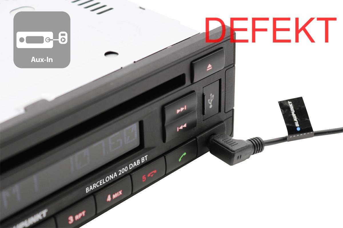D-Ware Blaupunkt Barcelona 200 Dab Bt Autoradio Freisprecheinrichtung Dab+ Defektware - 4260499852375