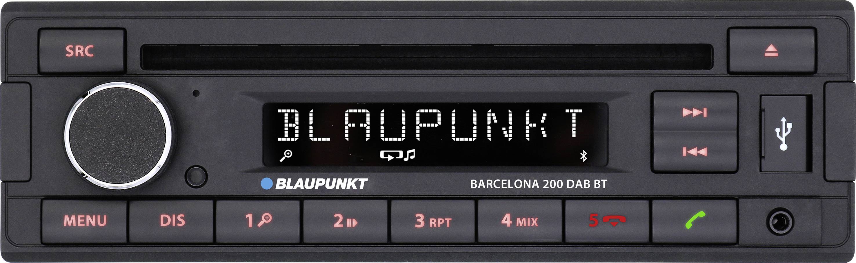 Blaupunkt Autoradio Barcelona 200 DAB BT Bluetooth Freisprecheinrichtung schwarz - 4260499852375