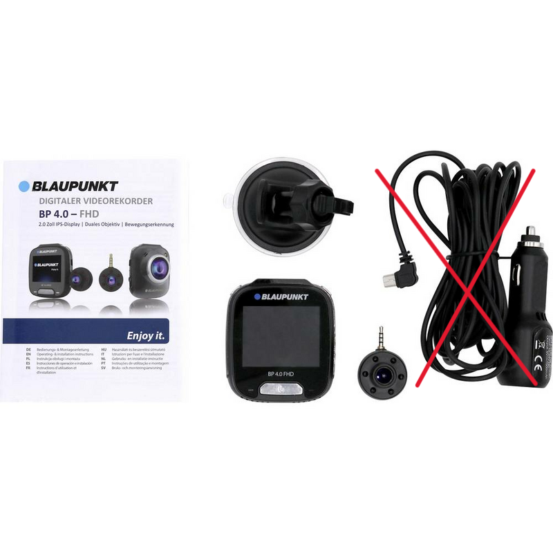 Blaupunkt Bp 4.0 Dashcam Blickwinkel Horizontal Max.=140° Parküberwachung Defekt D-Ware