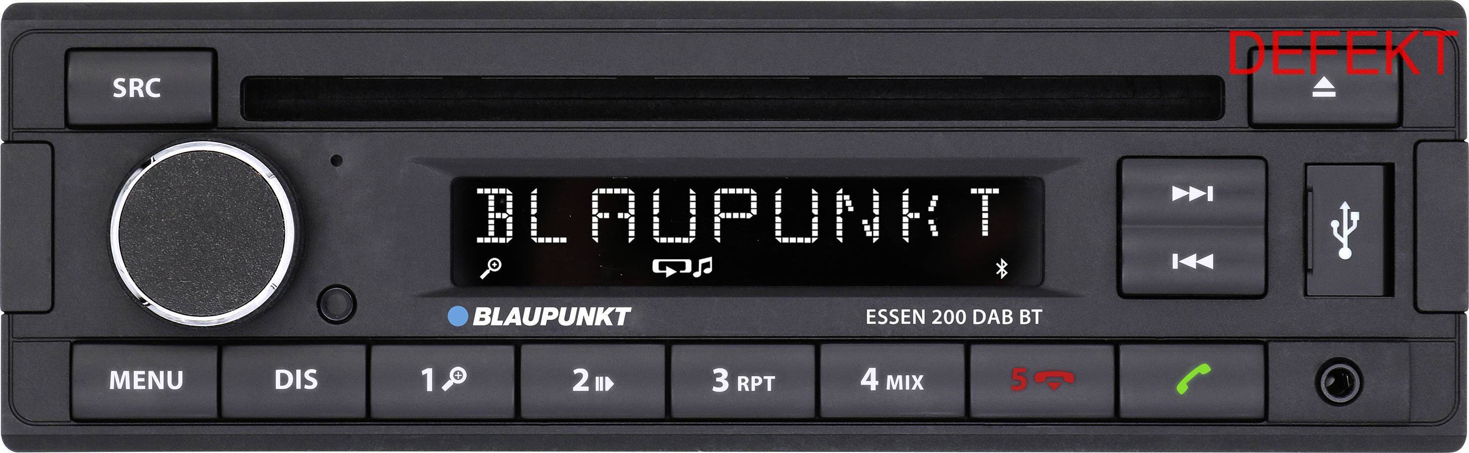 D-Ware Blaupunkt Essen 200 Dab Bt Autoradio Radio Multimedia Bluetooth Dab+ Defektware - 4260499852368