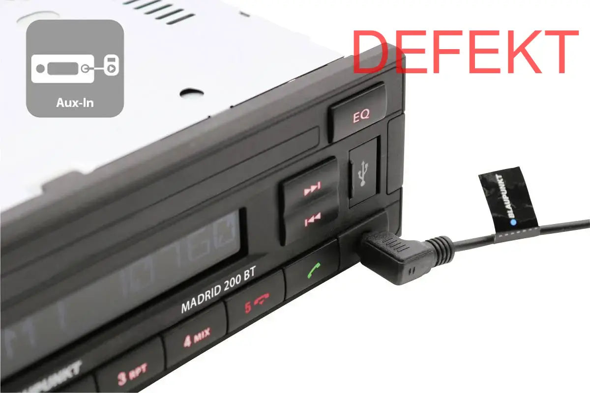 Blaupunkt Madrid 200 Bt Autoradio Radio Mit Usb Freisprecheinrichtung Defektware D-Ware - 4260499852320