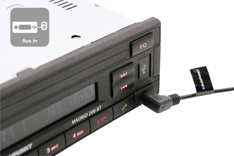 D-Ware Blaupunkt Madrid 200 Bt Autoradio Radio Mit Usb Bluetooth Defekt Bastlerware - 4260499852320