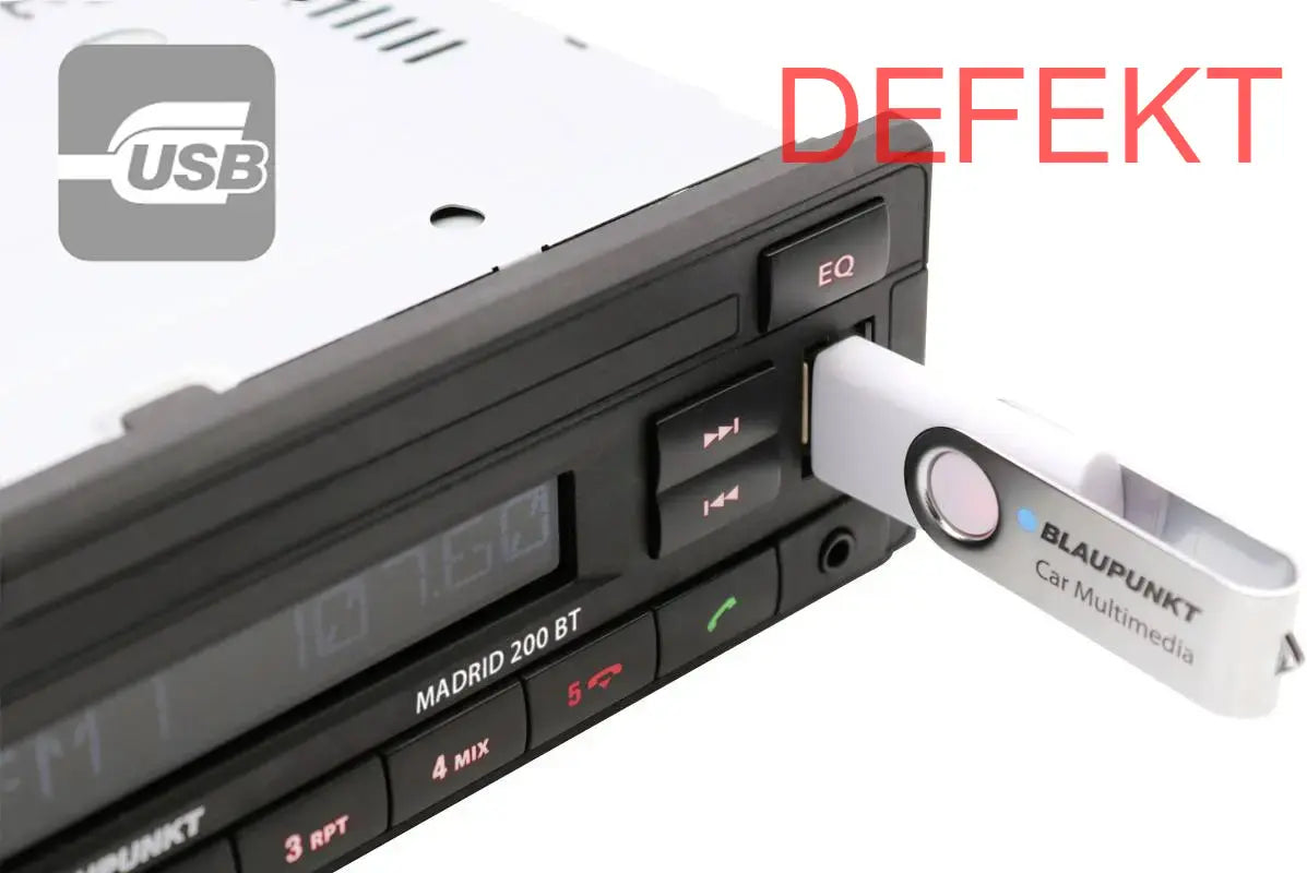 Blaupunkt Madrid 200 Bt Autoradio Radio Mit Usb Freisprecheinrichtung Defektware D-Ware - 4260499852320