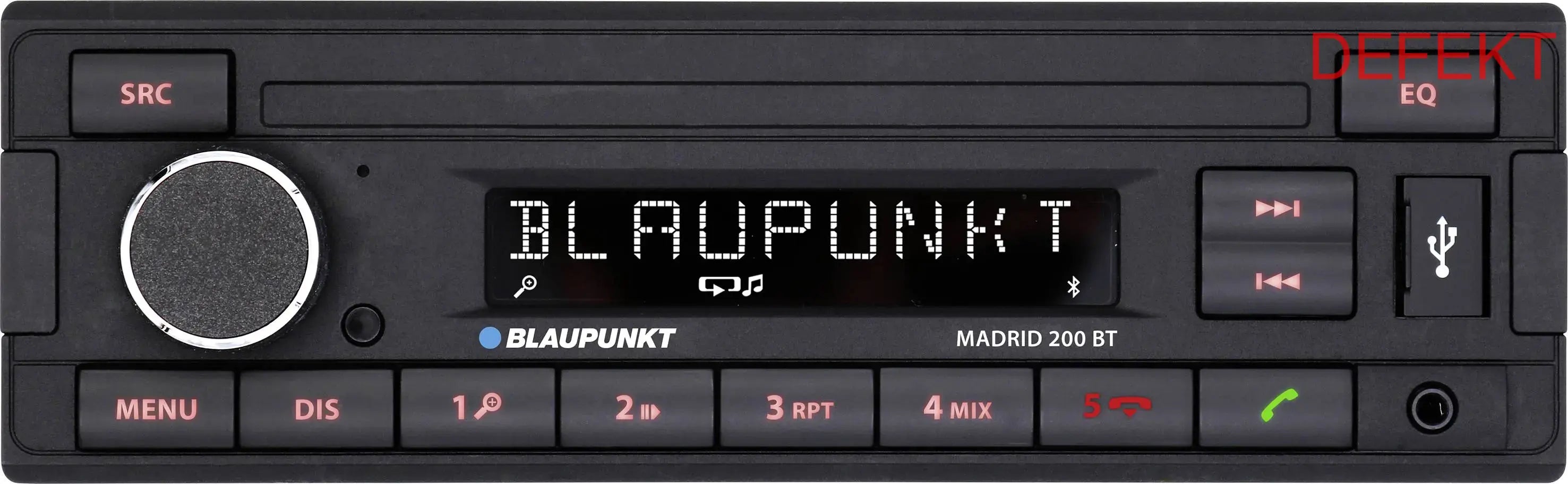 Blaupunkt Madrid 200 Bt Autoradio Radio Mit Usb Freisprecheinrichtung Defektware D-Ware - 4260499852320