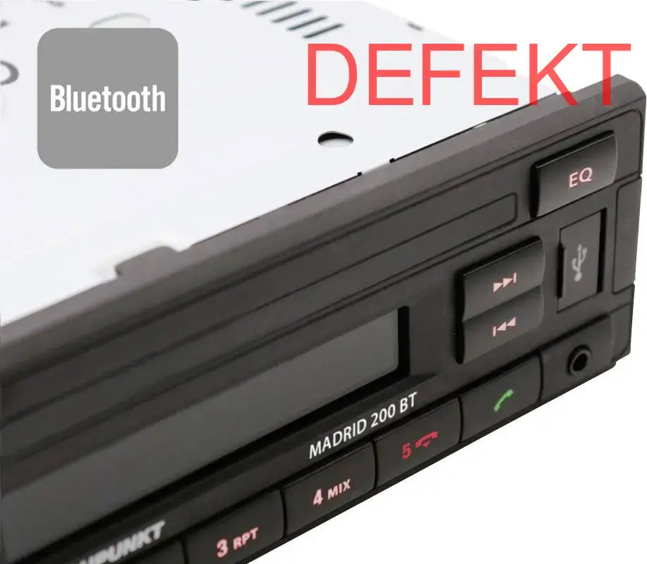 Blaupunkt Madrid 200 Bt Autoradio Radio Mit Usb Freisprecheinrichtung Defektware D-Ware - 4260499852320