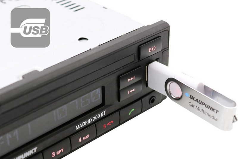 D-Ware Blaupunkt Madrid 200 Bt Autoradio Radio Mit Usb Bluetooth Defekt Bastlerware - 4260499852320