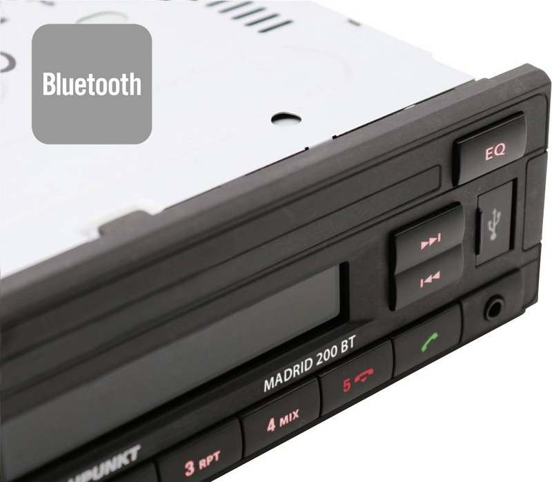 D-Ware Blaupunkt Madrid 200 Bt Autoradio Radio Mit Usb Bluetooth Defekt Bastlerware - 4260499852320