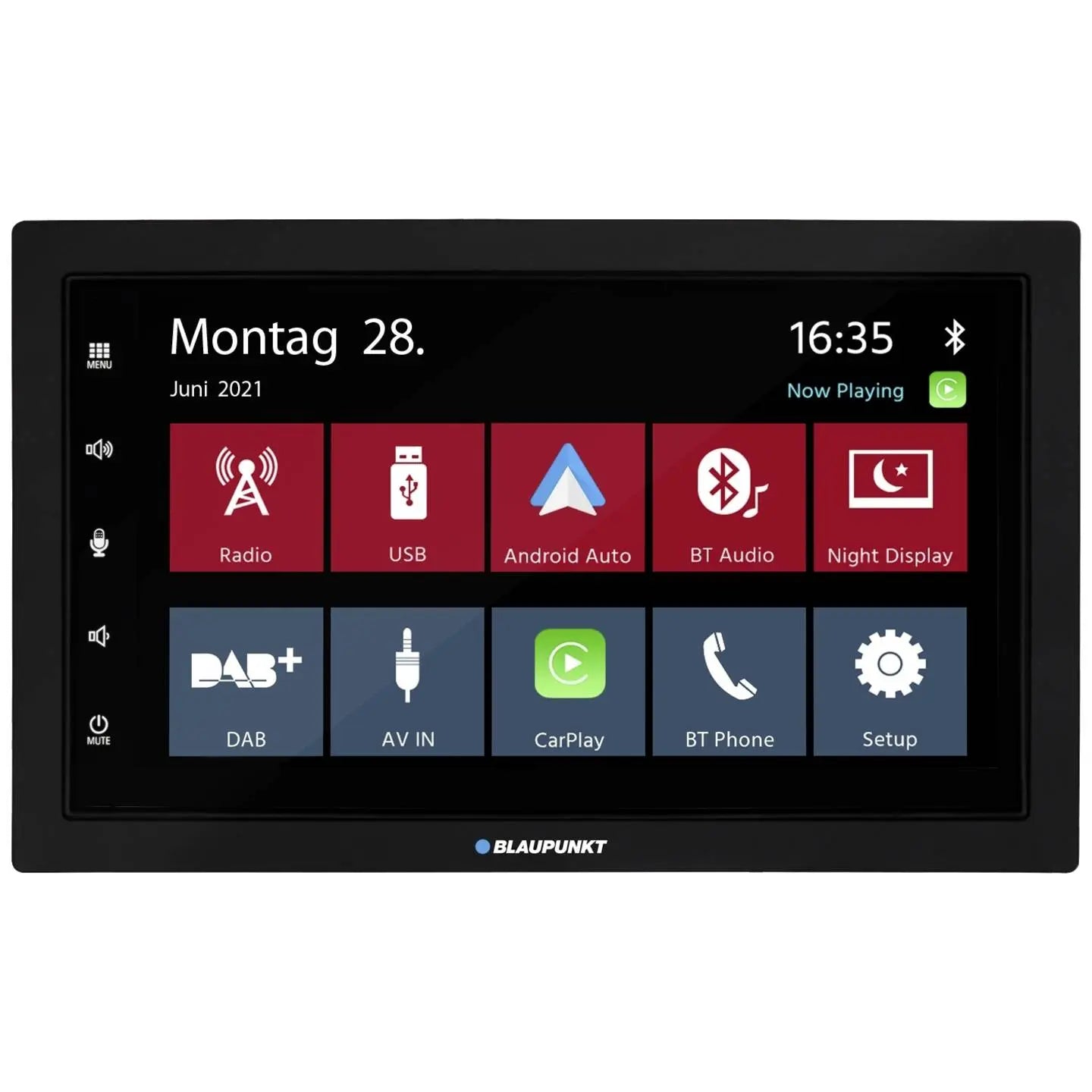 B-Ware Blaupunkt Mannheim 600 Dab Bt Moniceiver Autoradio Empfänger Bluetooth Blau - 4260499852269