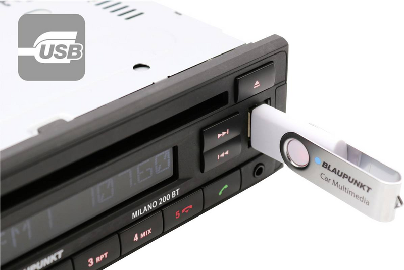 B-Ware Blaupunkt Milano 200 Bt Autoradio Bluetooth Freisprecheinrichtung Siehe Text262 - 4260499852351