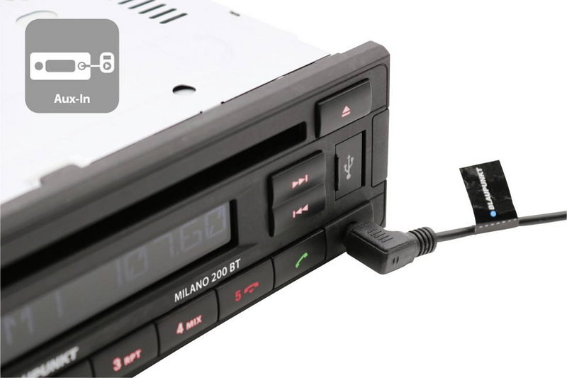 B-Ware Blaupunkt Milano 200 Bt Autoradio Bluetooth Freisprecheinrichtung Siehe Text262 - 4260499852351