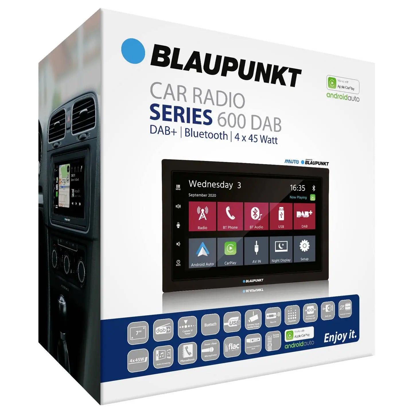 B-Ware Blaupunkt Autoradio Radio Navigation Apple Car Play Android Auto Rotterdam 600