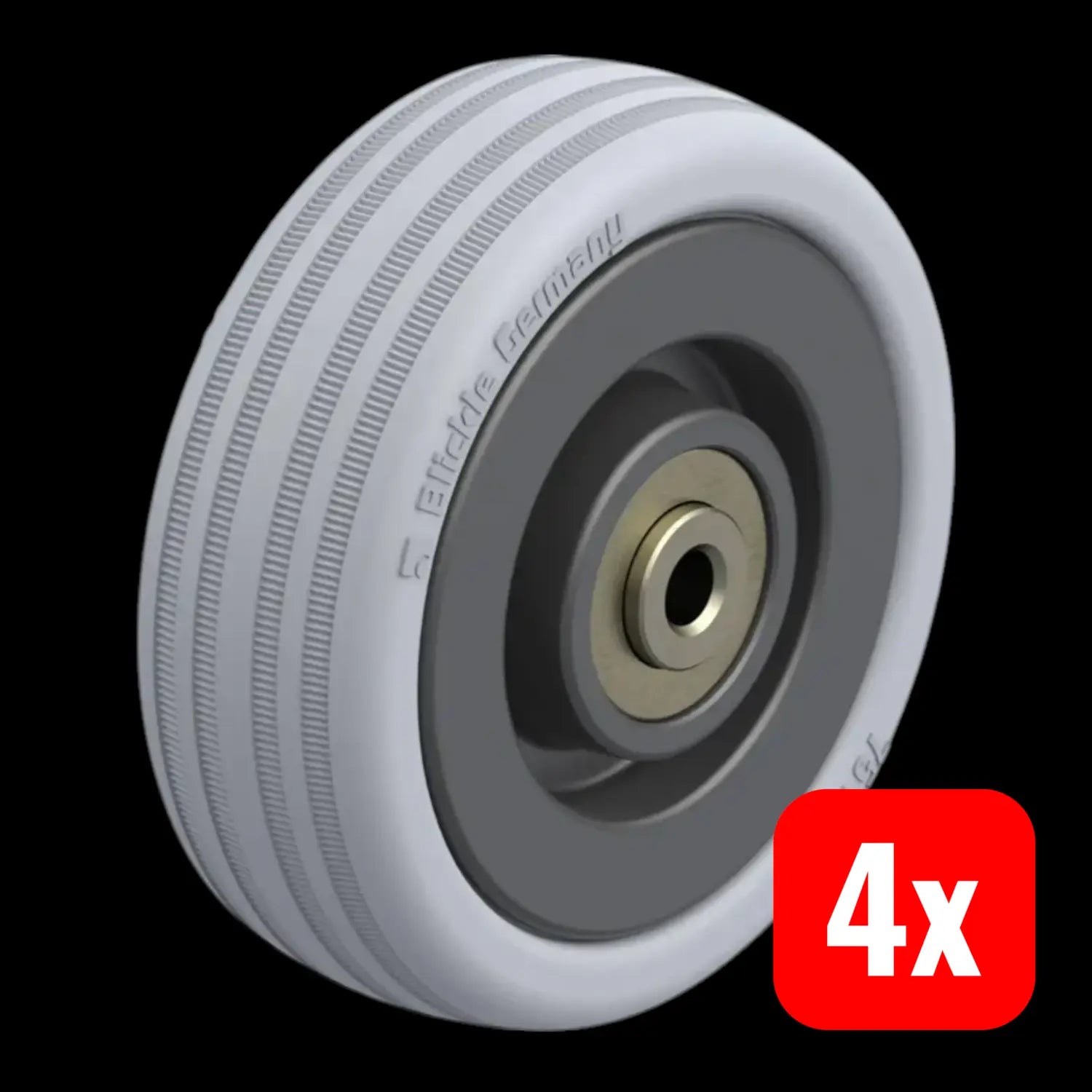 B-Ware Blickle Kunststoffrad Rad 105023 Kunststoff Robust 75 Mm 60 Kg Schwarz 4 Stück - 4047526105020