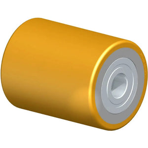 B-Ware Blickle Hubwagenrolle Rad Laufrolle Polyurethan Kugellager Hellbraun 800 Kg