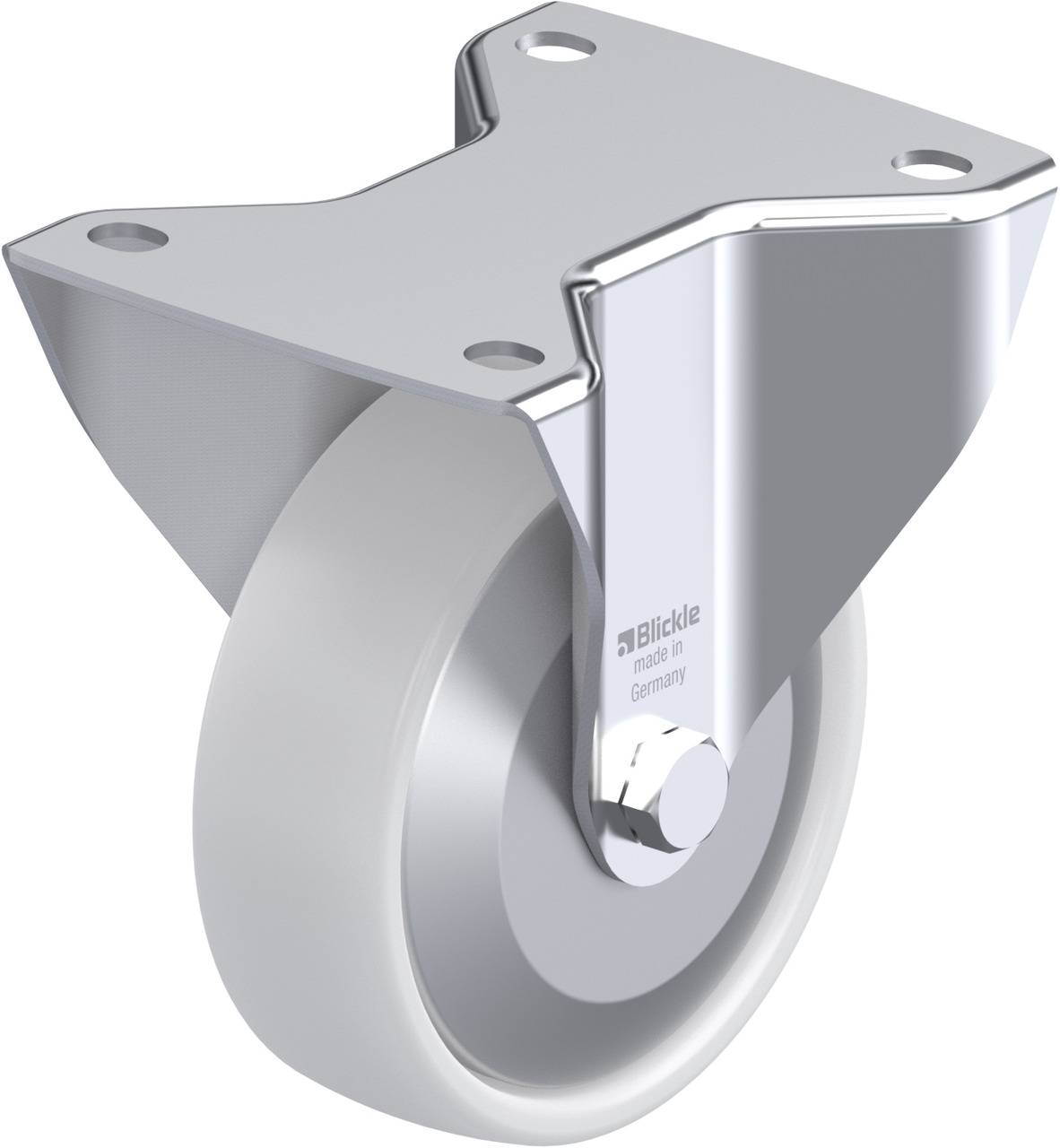B-Ware Blickle 270124 Bk Po 125 R 3 Fa Durchmesser 125mm Tragfähigkeit 300kg Bockrolle