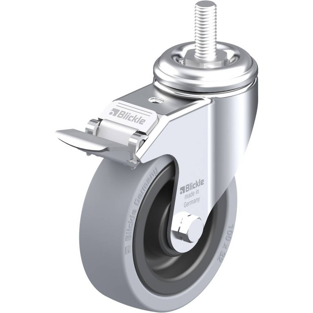 B-Ware Blickle 302554 Lenkrolle Transportrolle Rad Feststeller Industriebedarf 4 Stück - 4047526302559