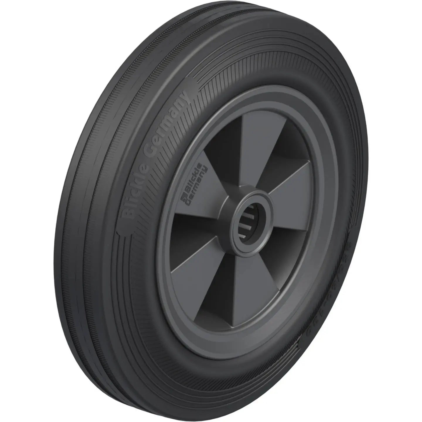 B-Ware Blickle Schwerlast Rad Transportrolle Rad Schwarz Gummi Polypropylen 250 Mm - 4047526034429