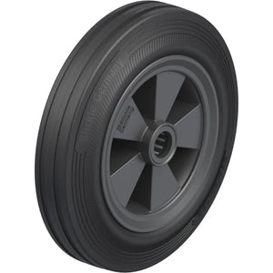B-Ware Blickle Schwerlast Rad Transportrolle Rad Schwarz Gummi Polypropylen 250 Mm
