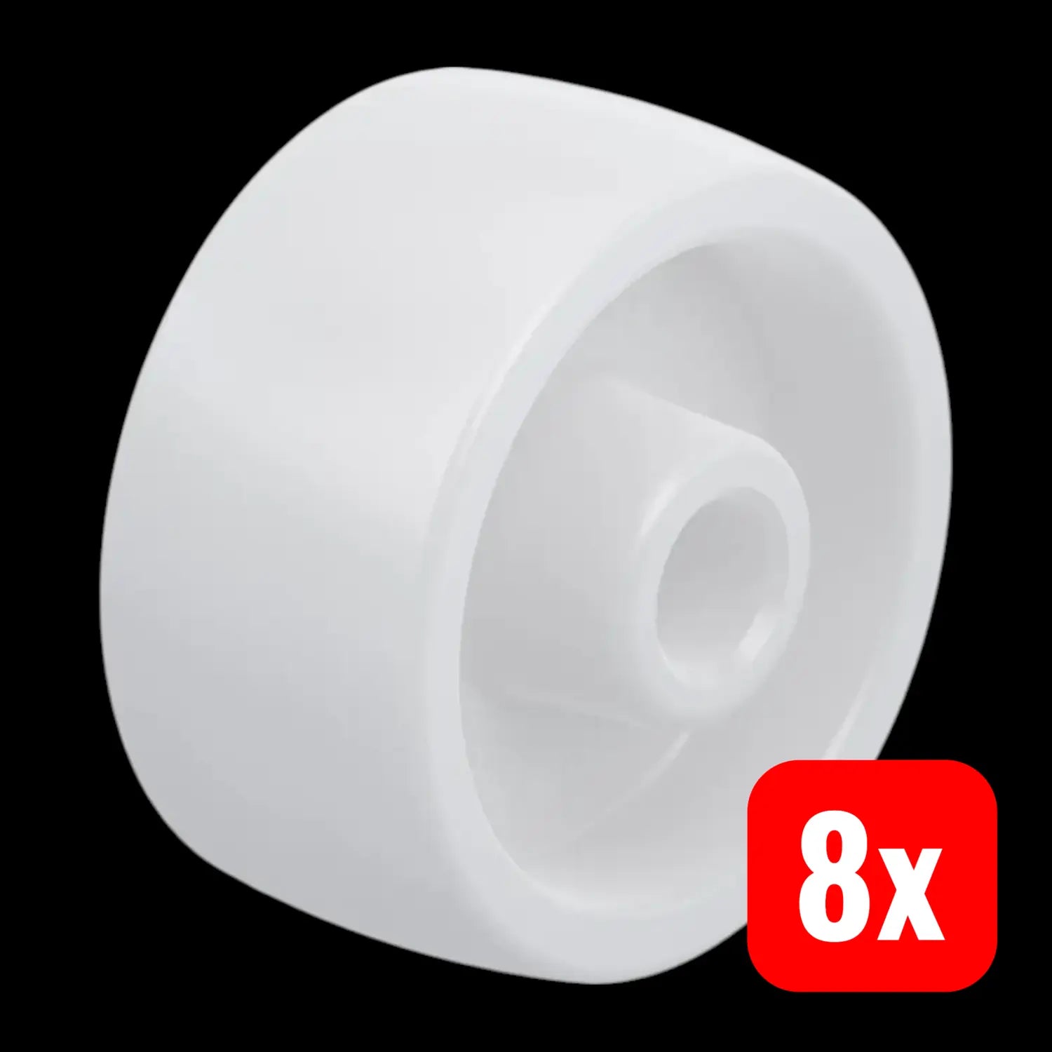 B-Ware Blickle Kunststoffrad Po 60/12 G Rad Polyamid Weiß Gleitlager 60mm 150 Kg 8 Stück - 4047526573652