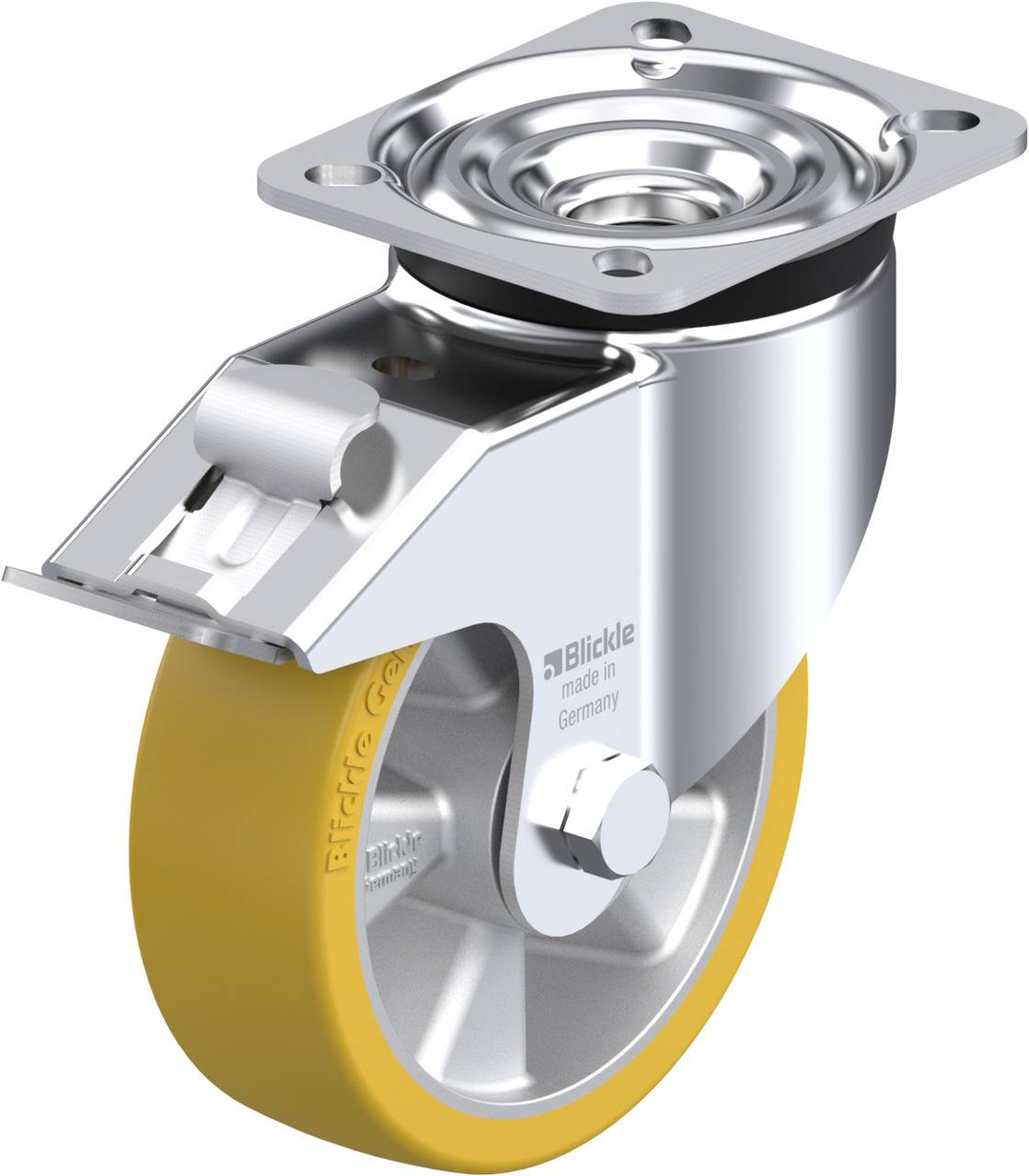 Blickle 605741 Lk Alth 125 K 1 Fi Lenkrolle Mit Feststeller Rad Durchmesser 25 Mm B-Ware - 2050000314100
