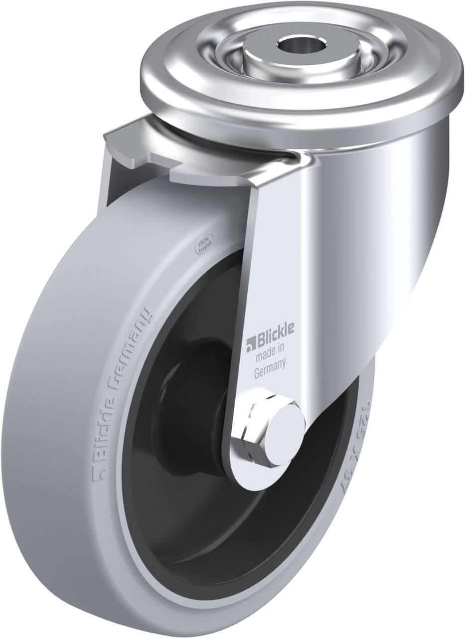 B-Ware Blickle 641324 Lkr Poev 125 R Sg Lenkrolle 125mm Tragfähigkeit 250kg